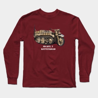 Sd.Kfz. 2 Kettenkrad half-track motorcycle Long Sleeve T-Shirt